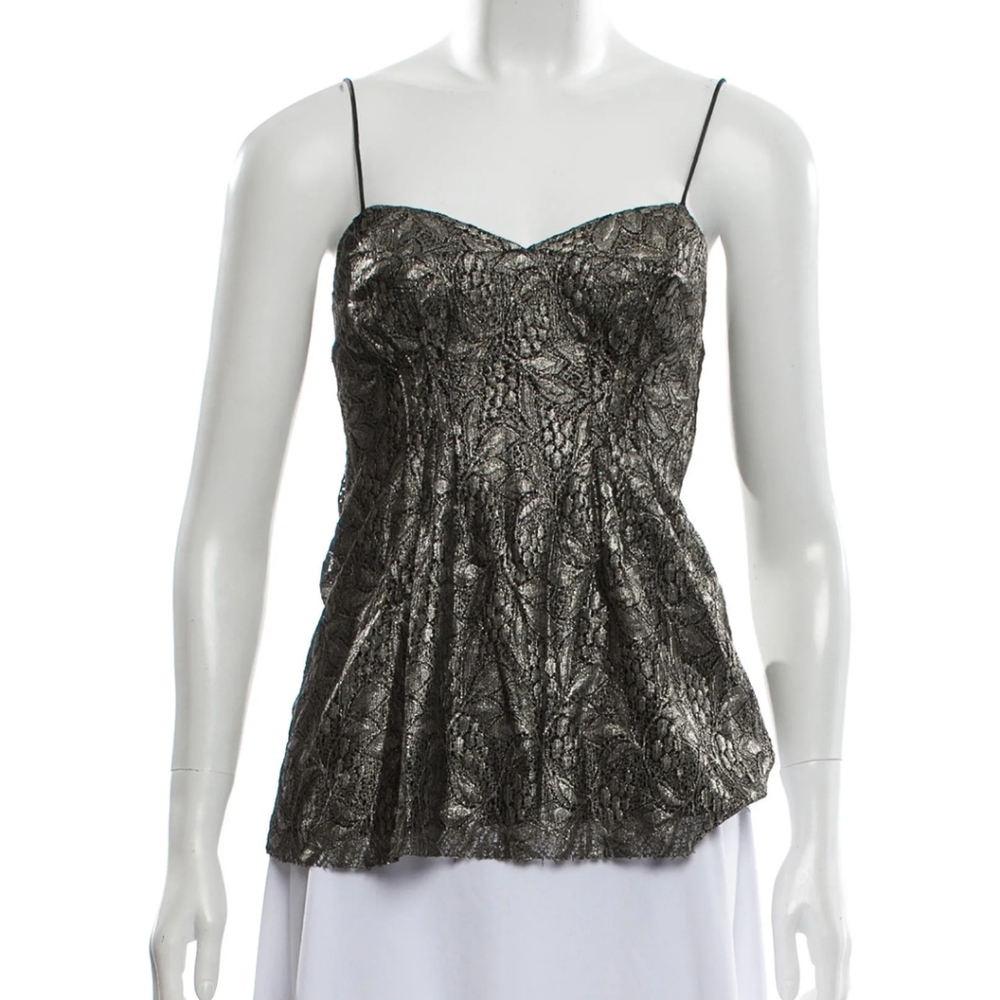 DVF Metallic Sleeveless Top - XS/2